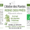 Complément alimentaire Reine des prés - Extrait de plantes fraîches